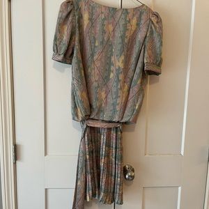 Dress. Many soft colors.